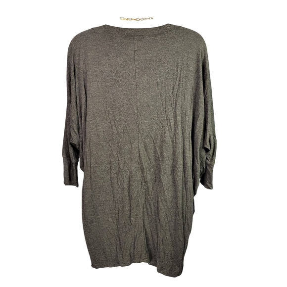 Tosca Dolman Gray Women's Top L - Picture 2 of 4